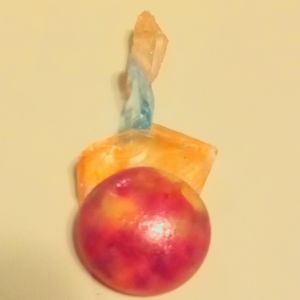 Art-deco inspired one of a kind necklace pendant